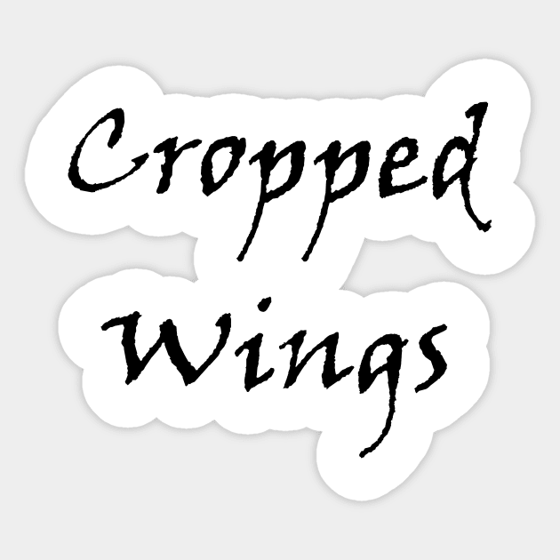 Cropped Wings Sticker by Oranges